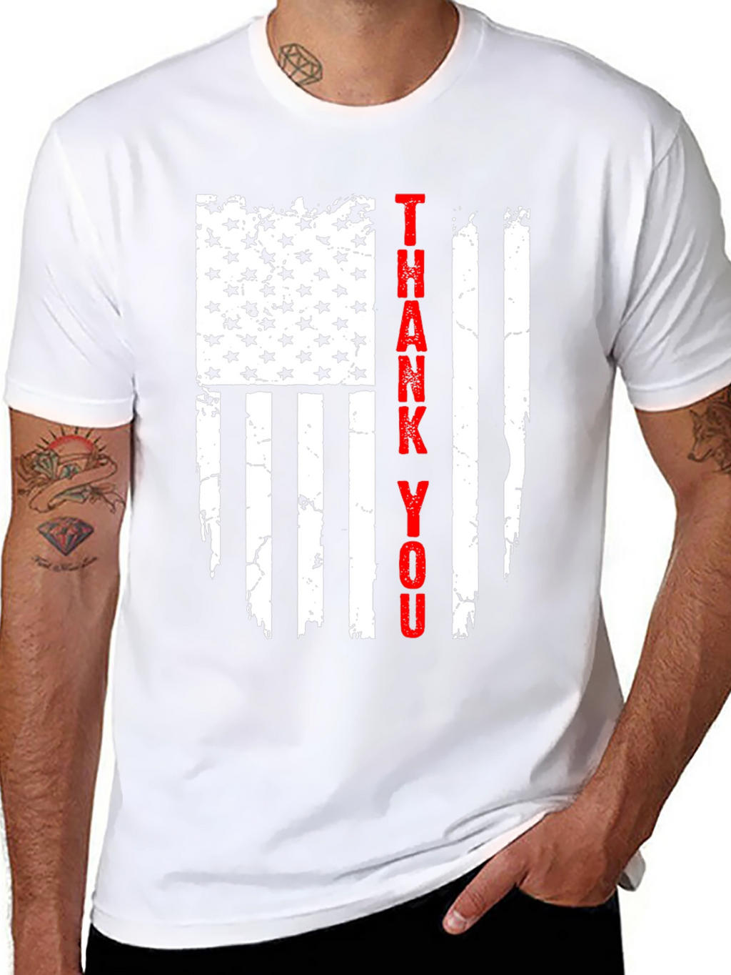 Thank You American Flag T-Shirt