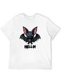 Cute Cartoon Bat T-Shirt - Hello!