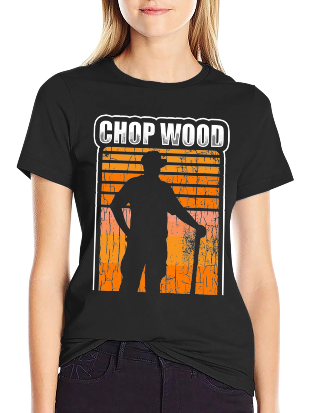 Chop Wood T-Shirt - Lumberjack Graphic Tee