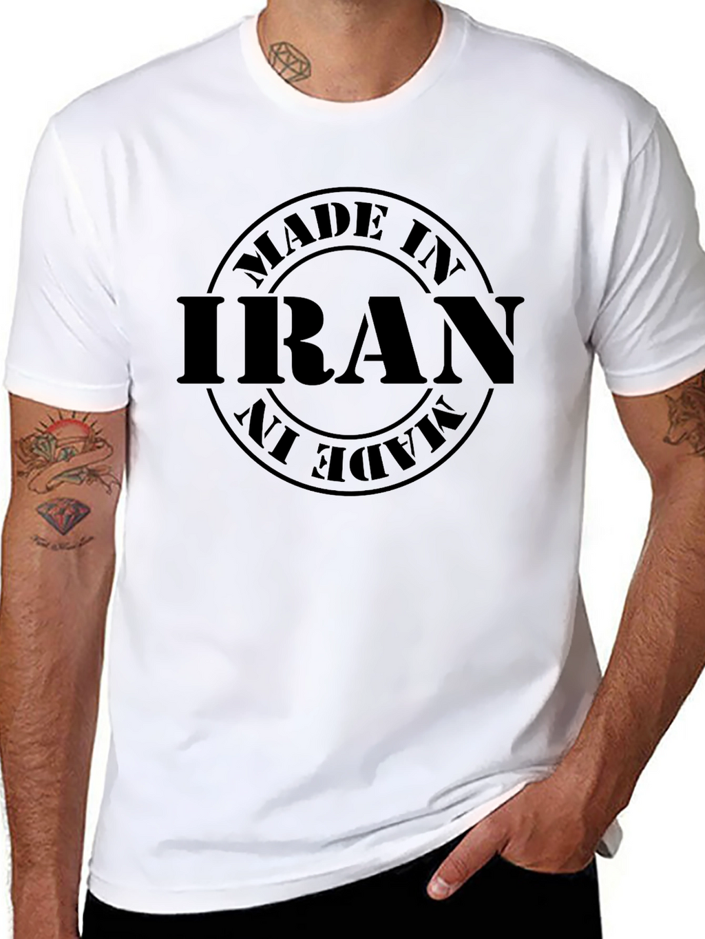 Made in Iran Black T-Shirt