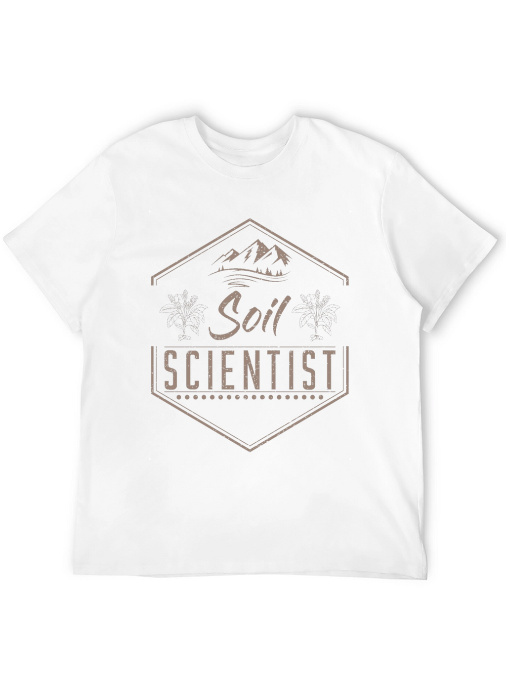 Soil Scientist Graphic T-Shirt - Black Casual Tee