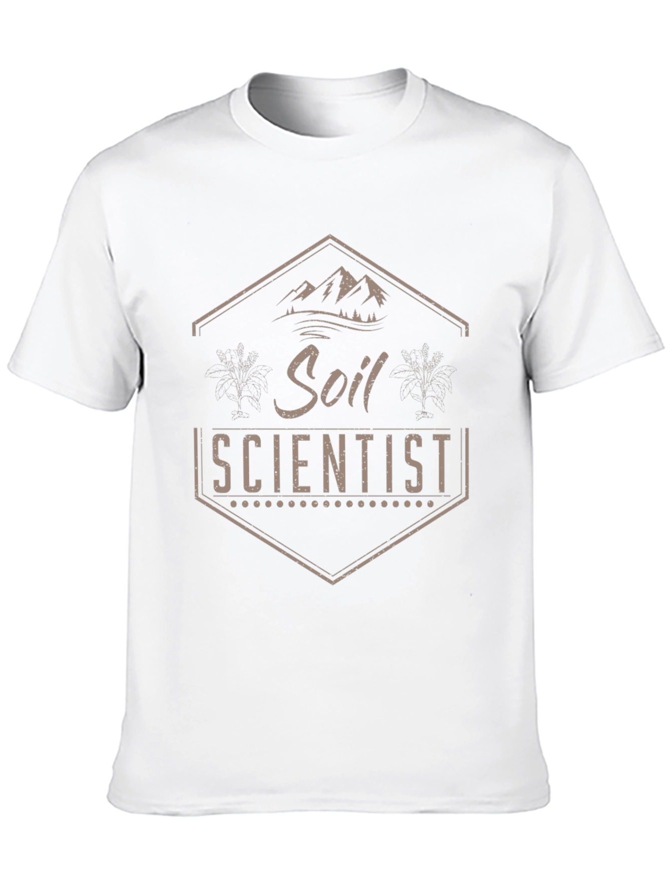 Soil Scientist Graphic T-Shirt - Black Casual Tee