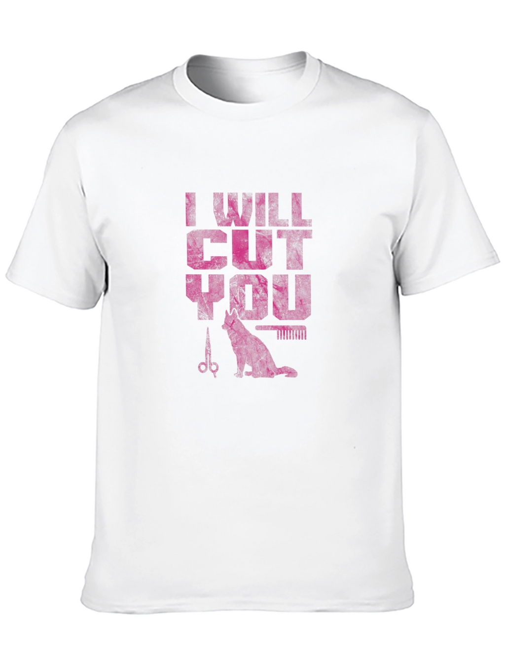 I Will Cut You T-Shirt - Barber Cat