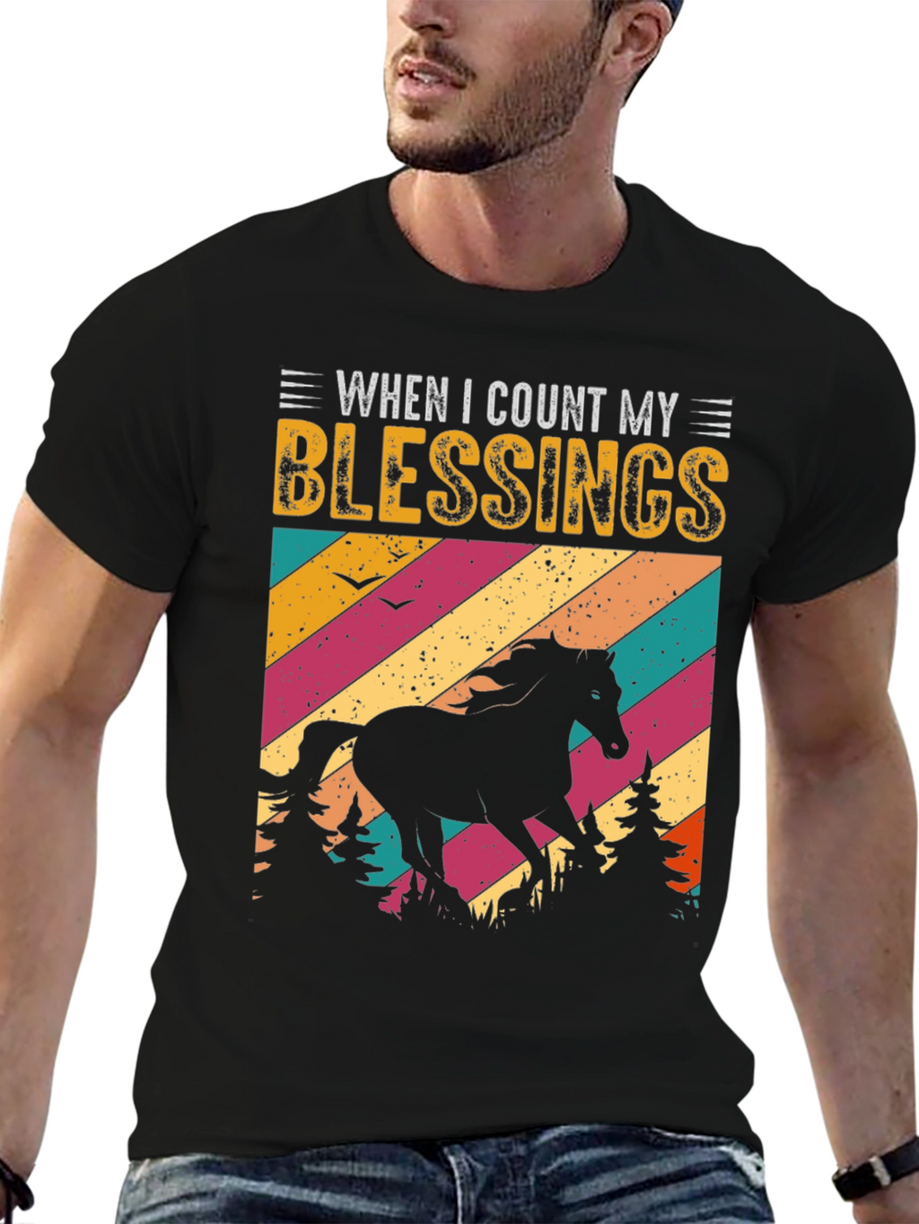 Blessings Horse Graphic Tee