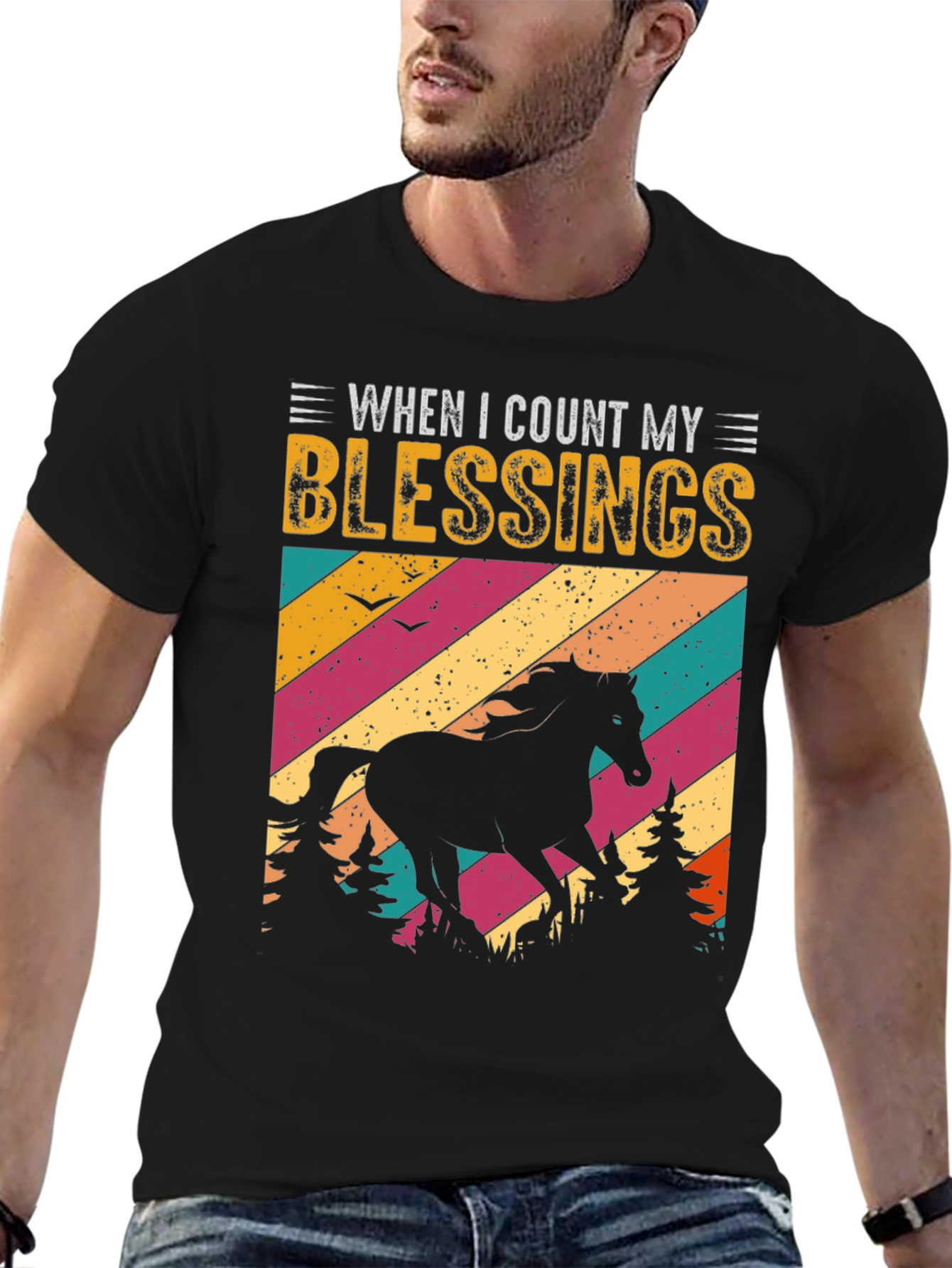 Blessings Horse Graphic Tee