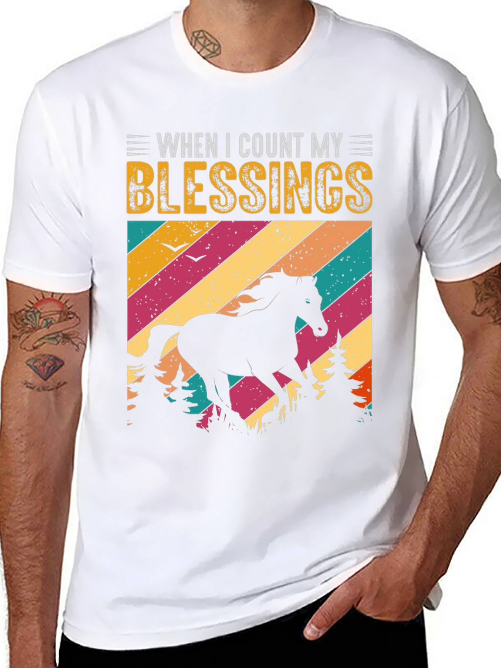 Blessings Horse Graphic Tee