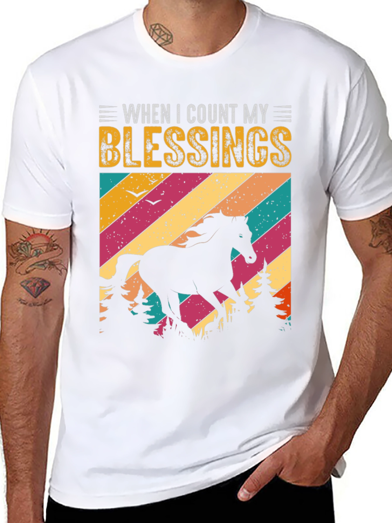 Blessings Horse Graphic Tee
