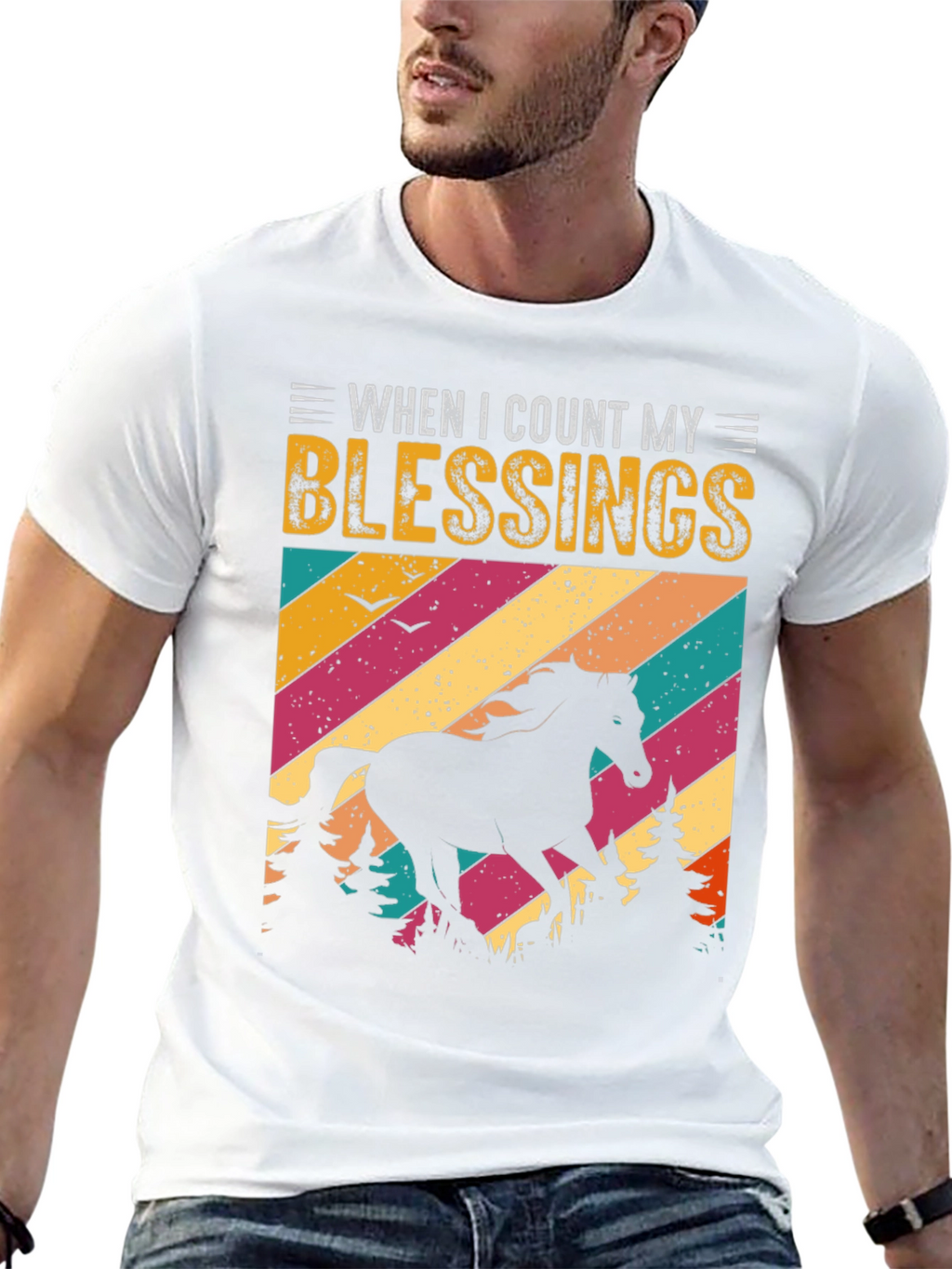 Blessings Horse Graphic Tee