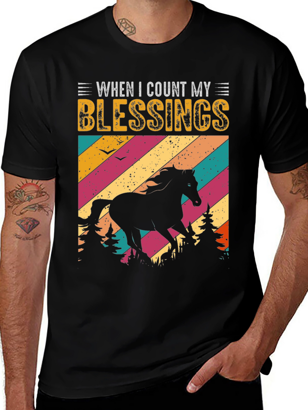 Blessings Horse Graphic Tee