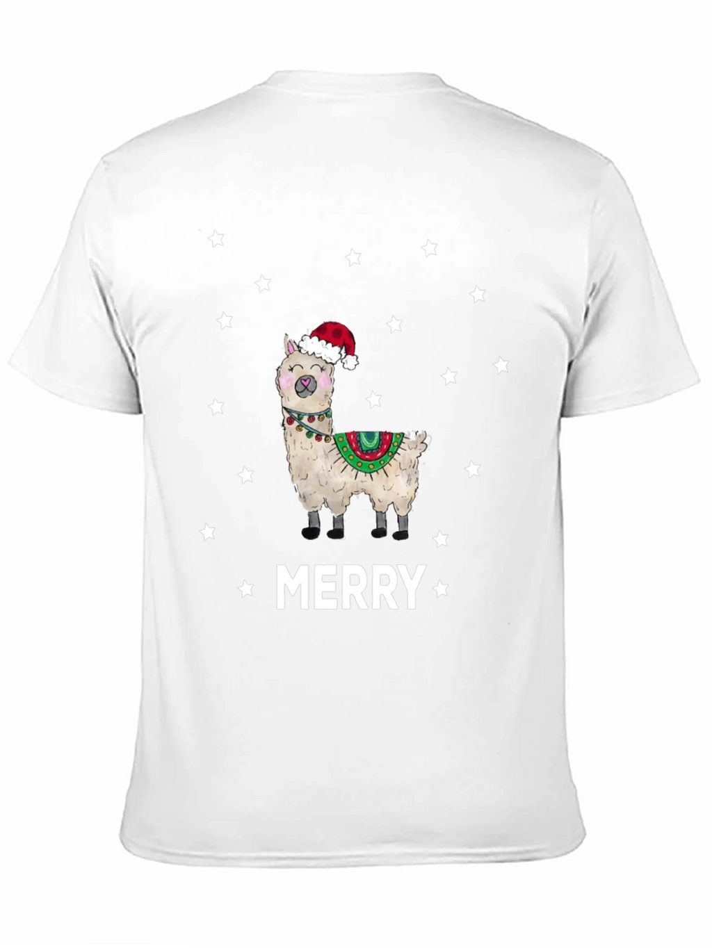 Merry Llama Christmas T-Shirt