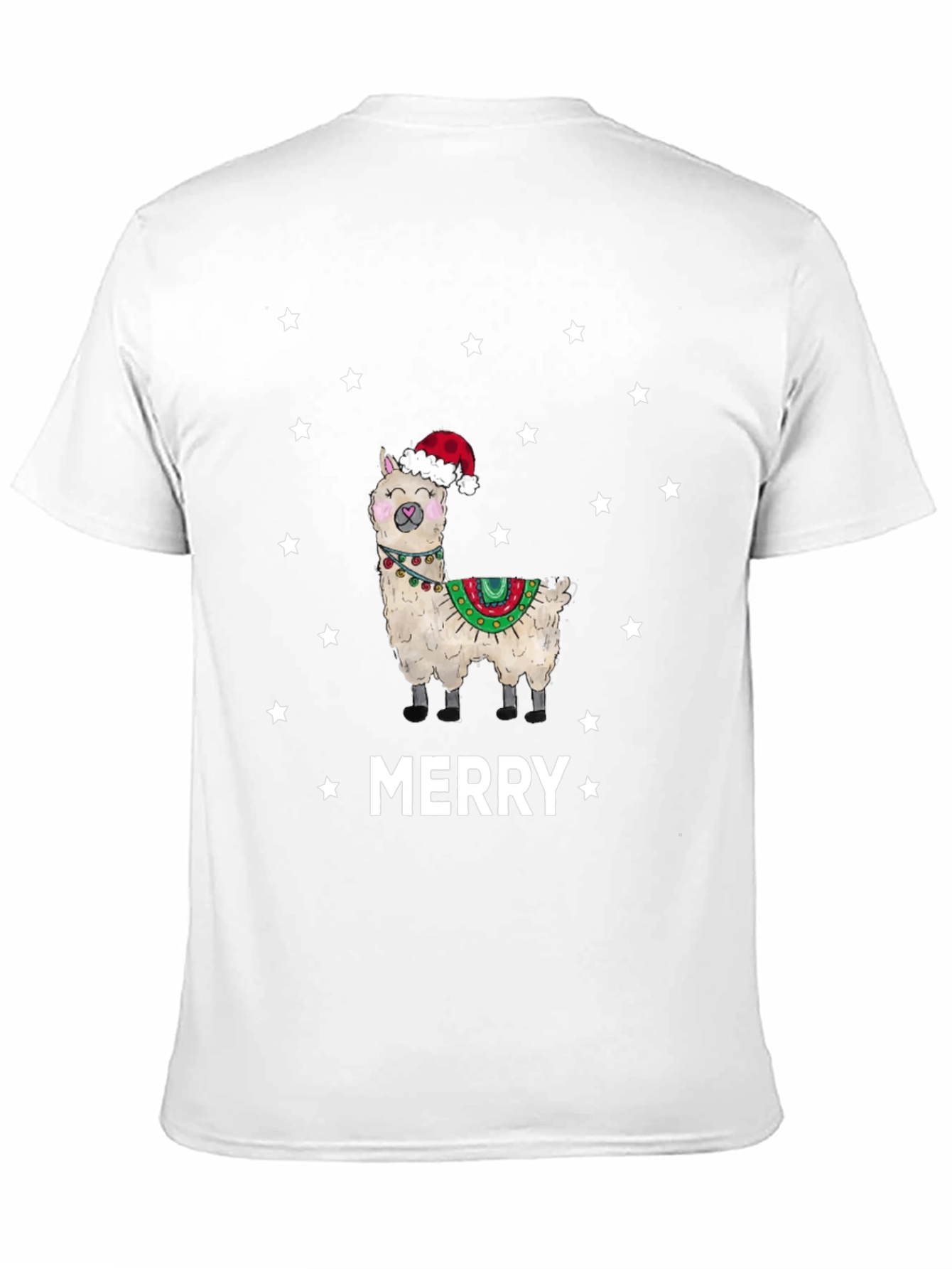 Merry Llama Christmas T-Shirt