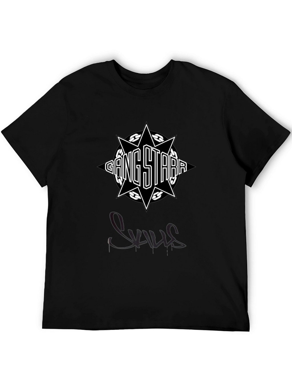 Gang Starr Black Graphic T-Shirt