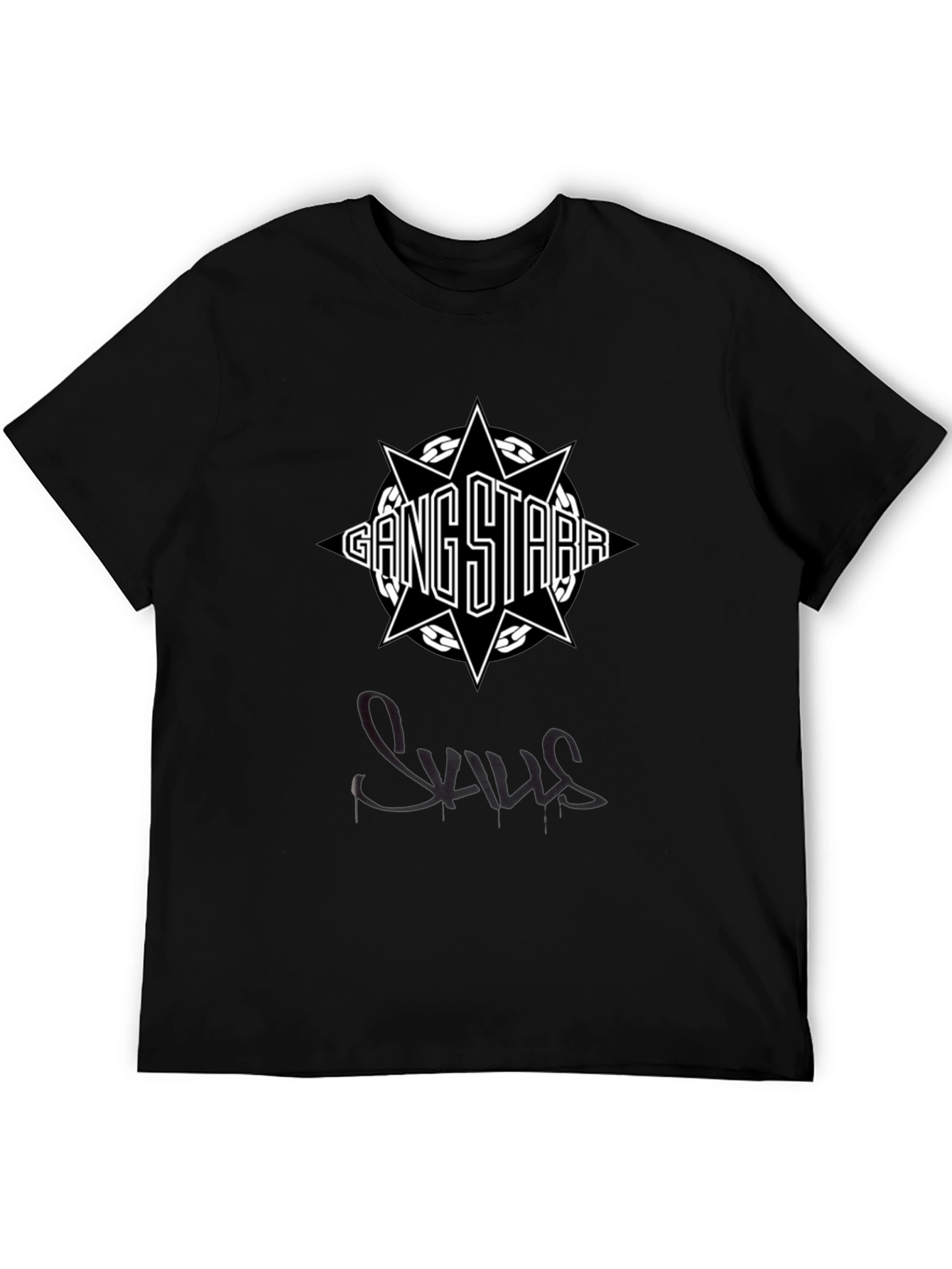 Gang Starr Black Graphic T-Shirt