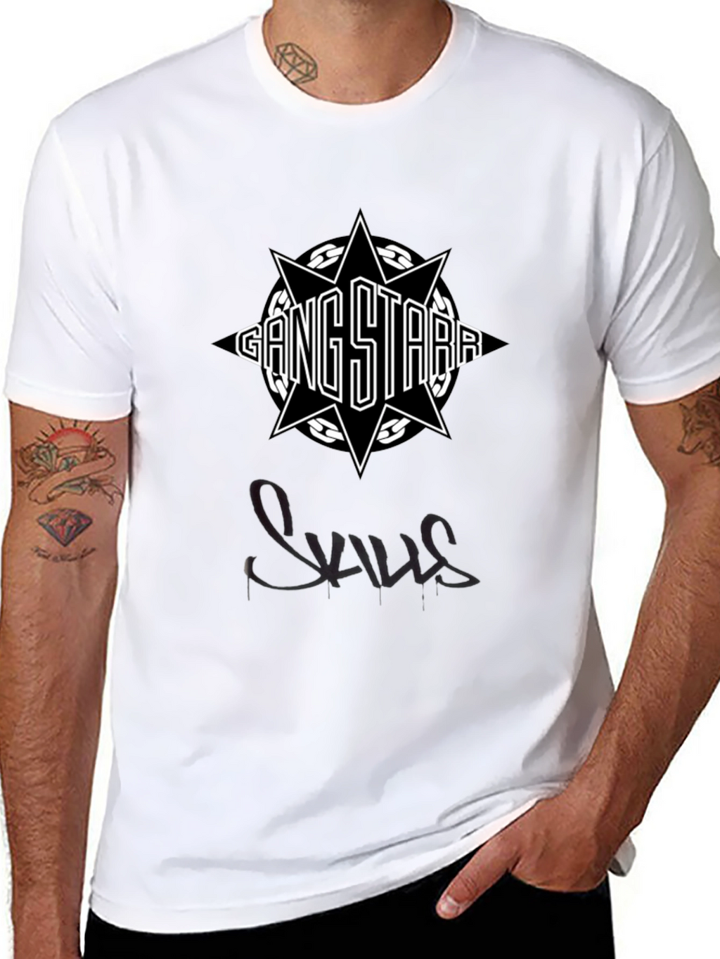 Gang Starr Black Graphic T-Shirt
