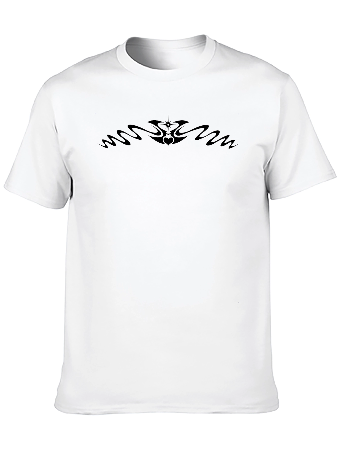 Stylish Black Graphic Print T-Shirt