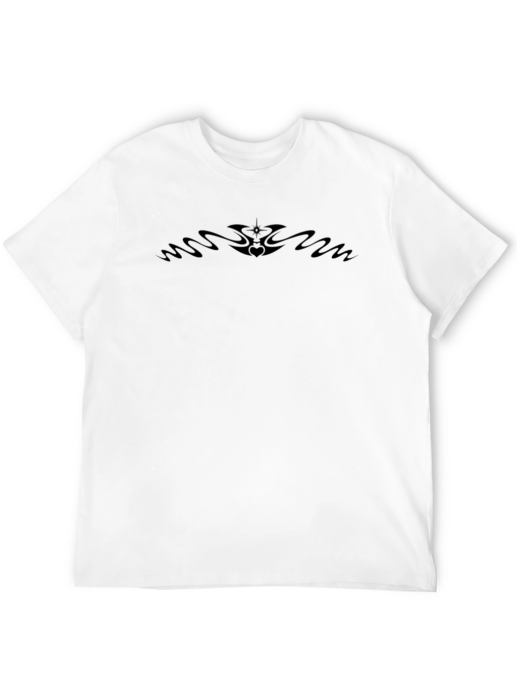 Stylish Black Graphic Print T-Shirt