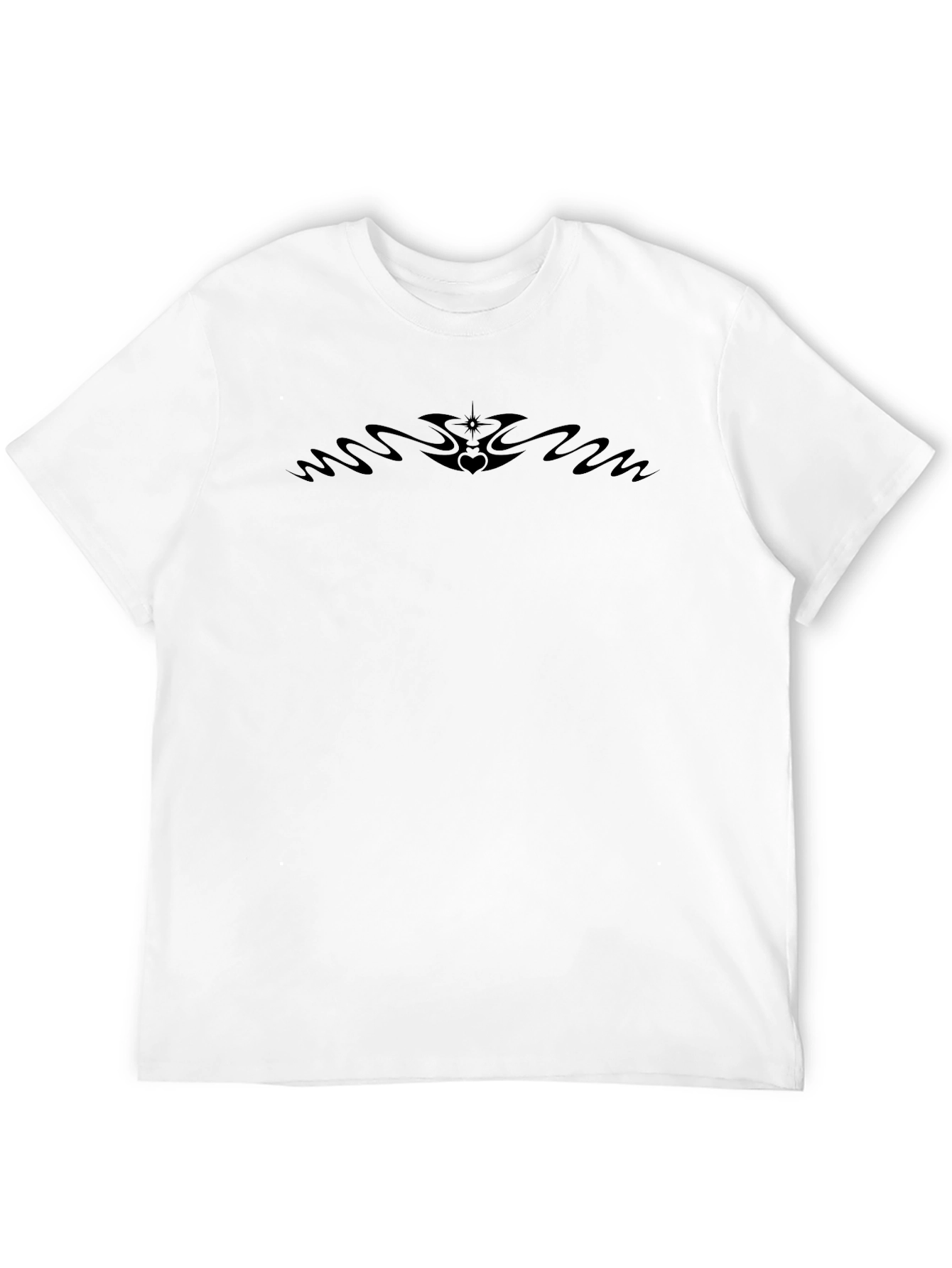 Stylish Black Graphic Print T-Shirt