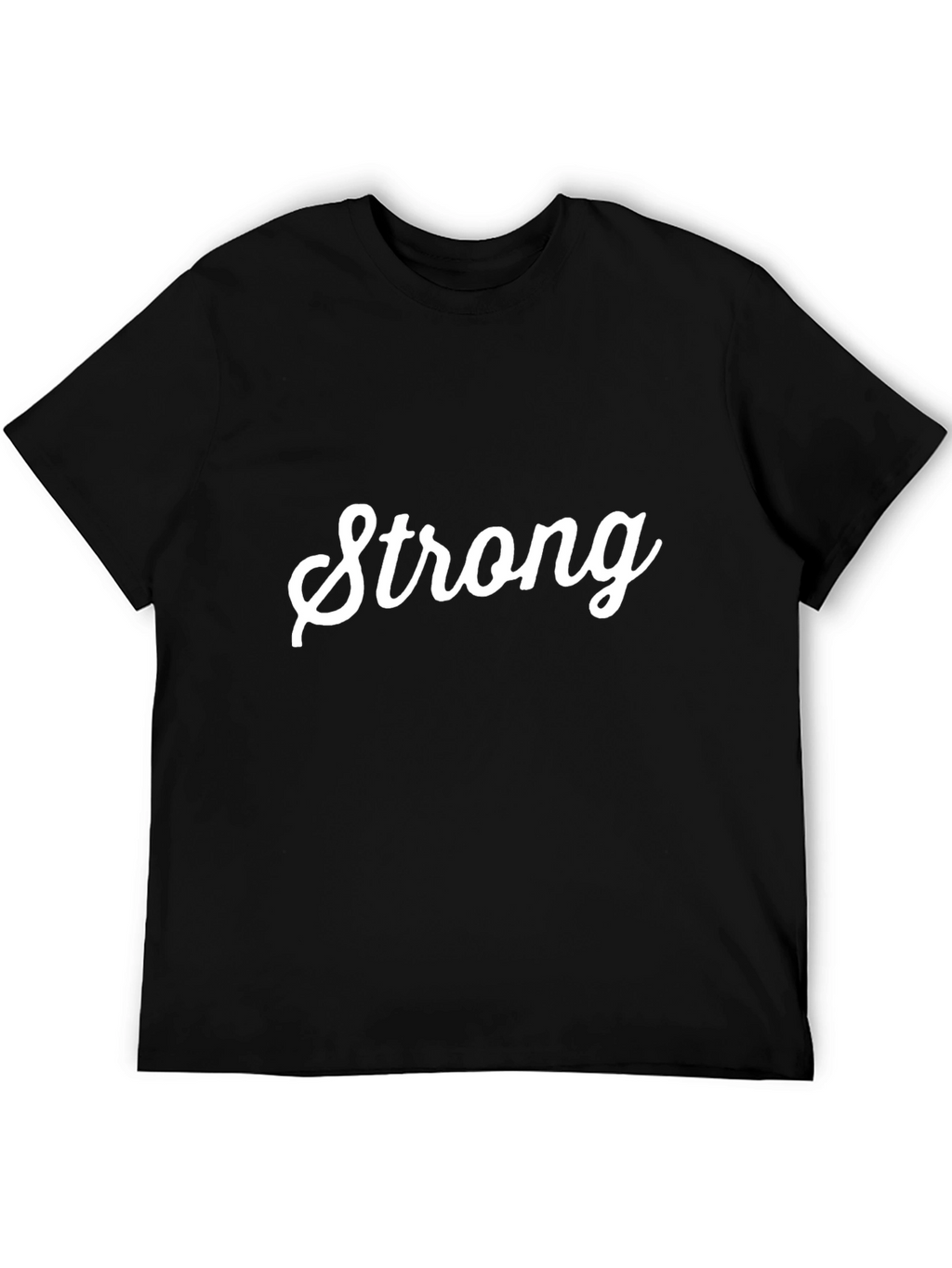 Strong Graphic Tee - Mens Black T-Shirt