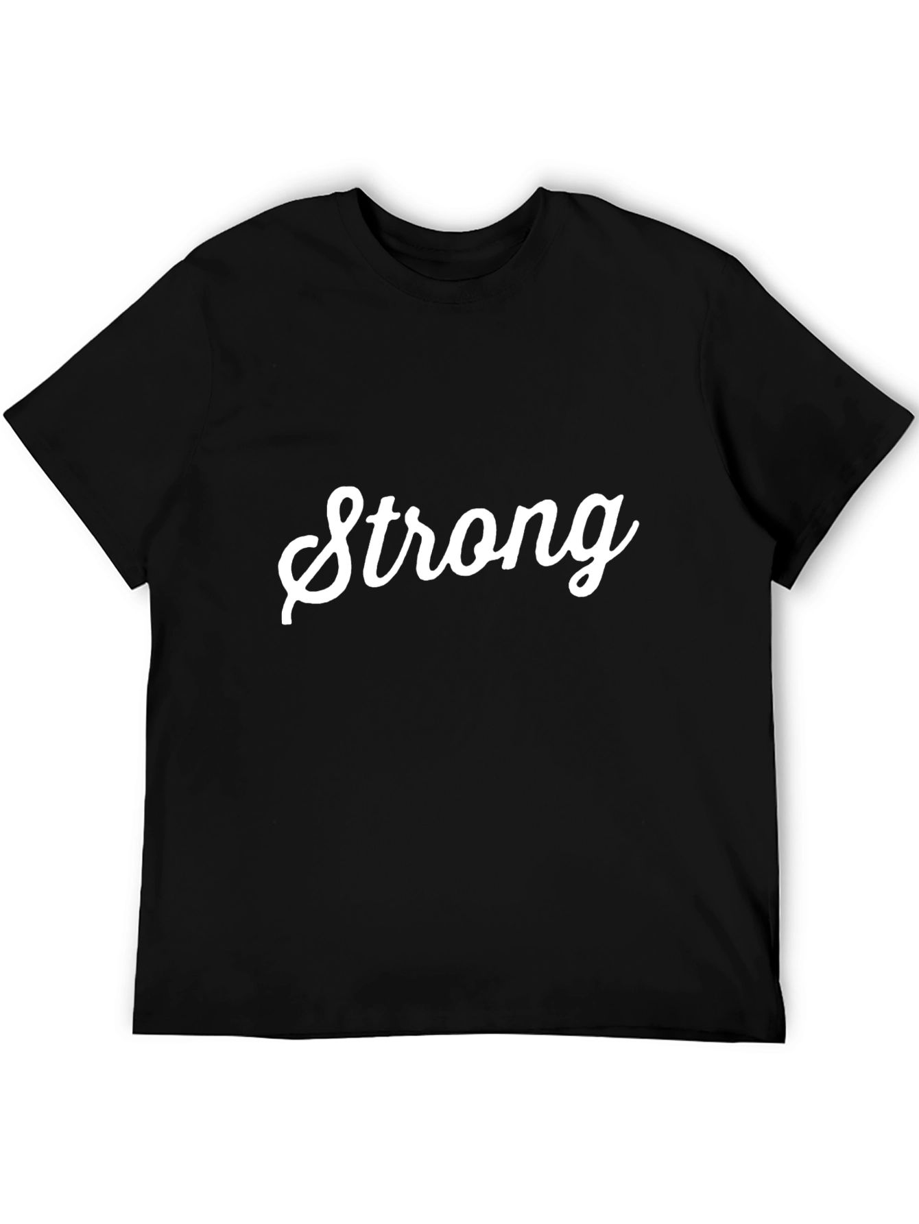 Strong Graphic Tee - Mens Black T-Shirt