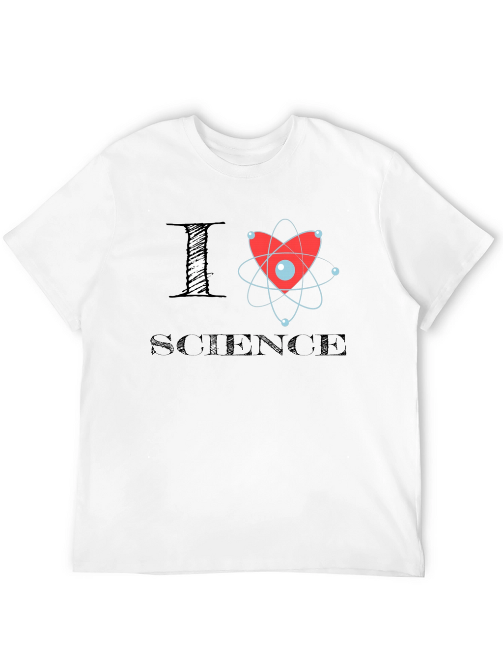 I Heart Science T-Shirt Funny Science Tee