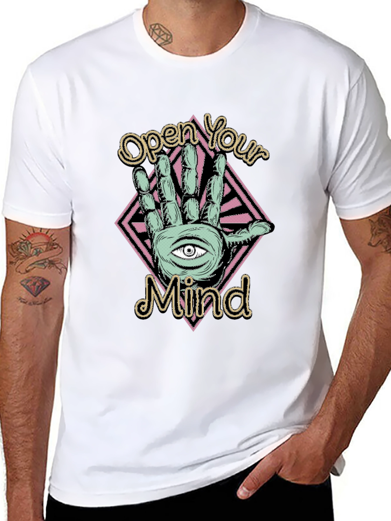 Open Your Mind T-Shirt - Graphic Design Tee