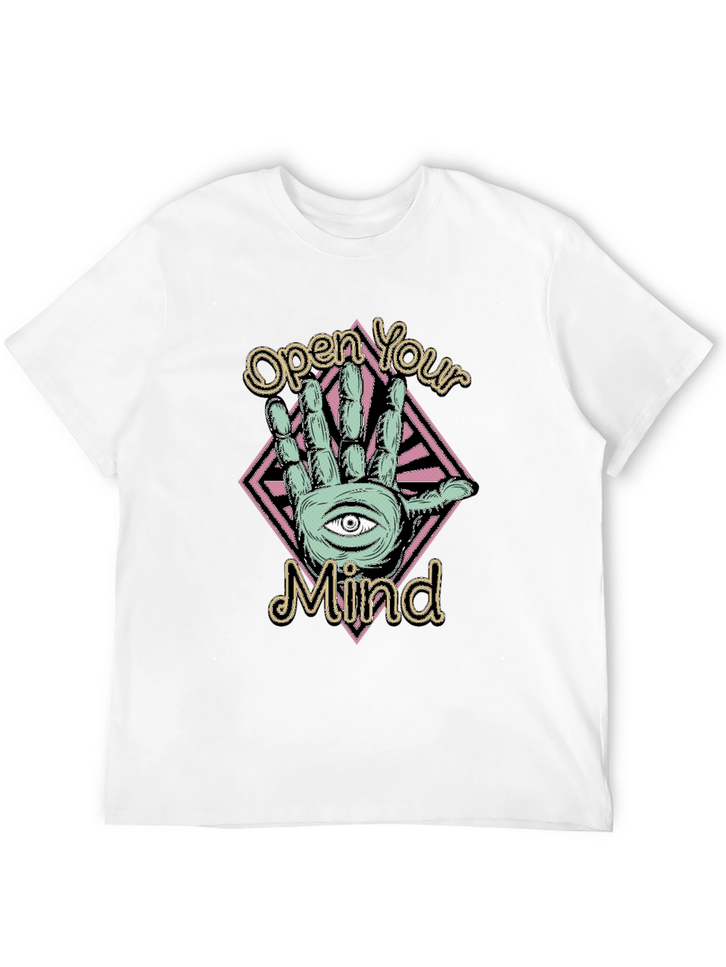 Open Your Mind T-Shirt - Graphic Design Tee