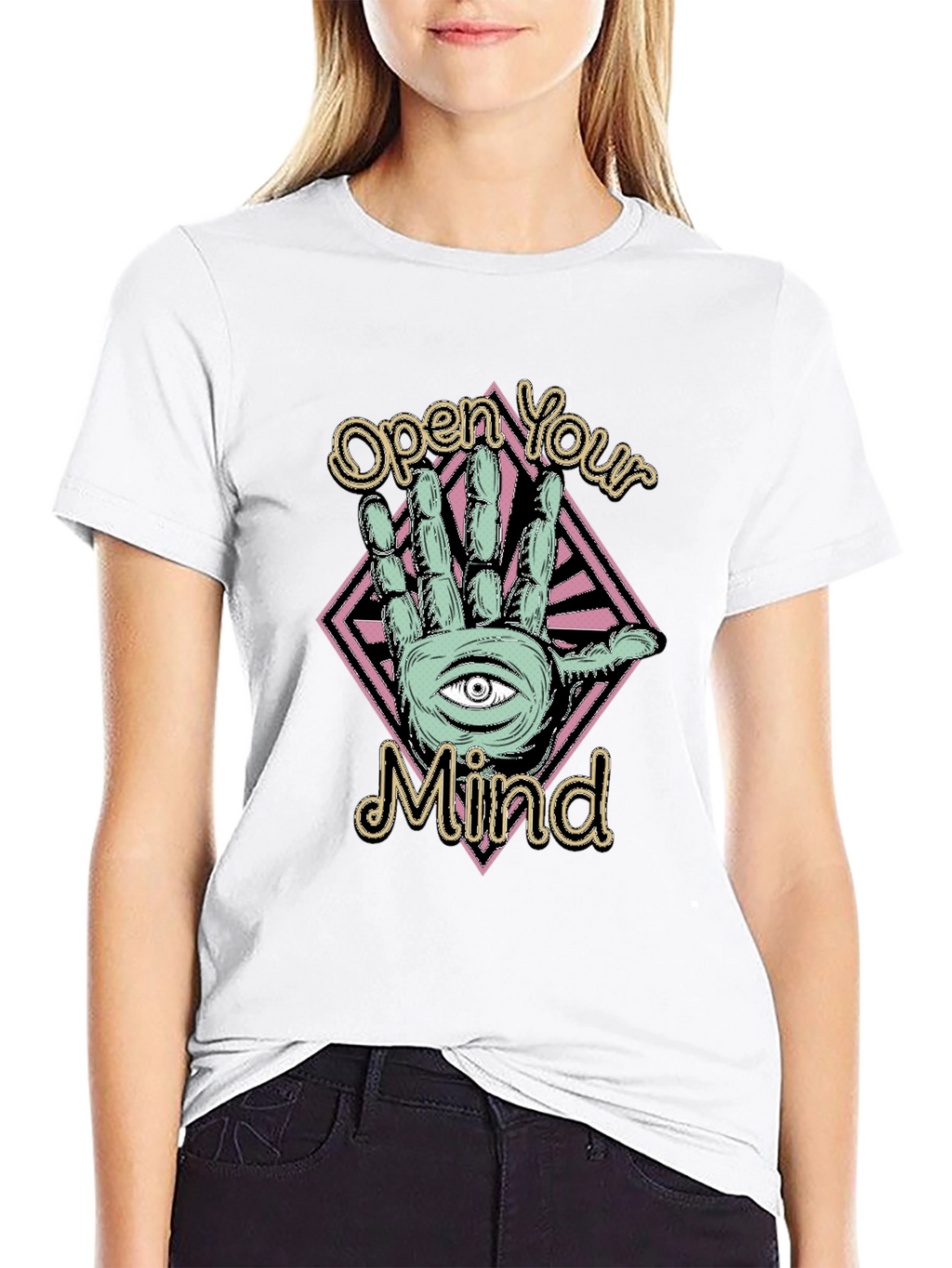 Open Your Mind T-Shirt - Graphic Design Tee