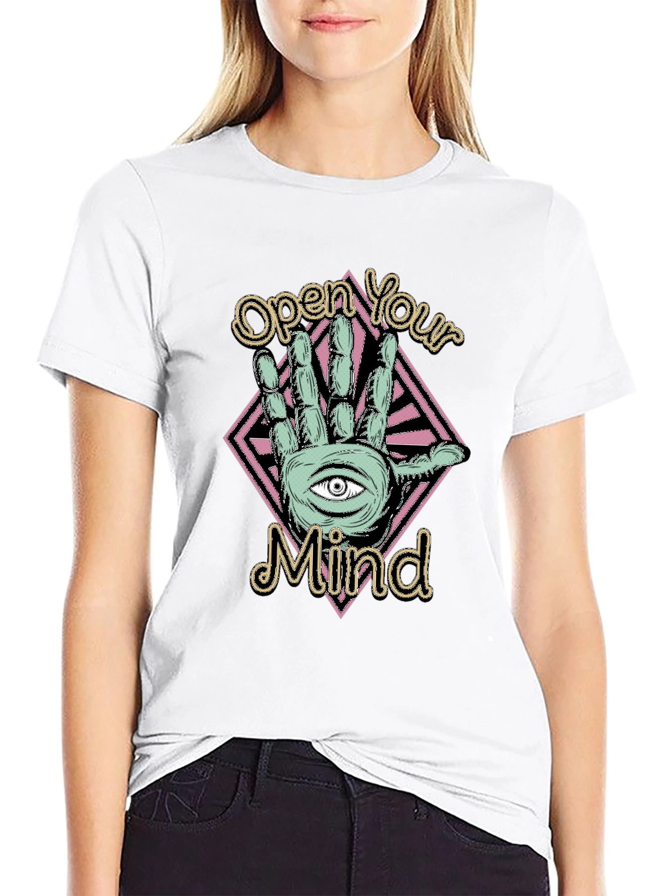 Open Your Mind T-Shirt - Graphic Design Tee