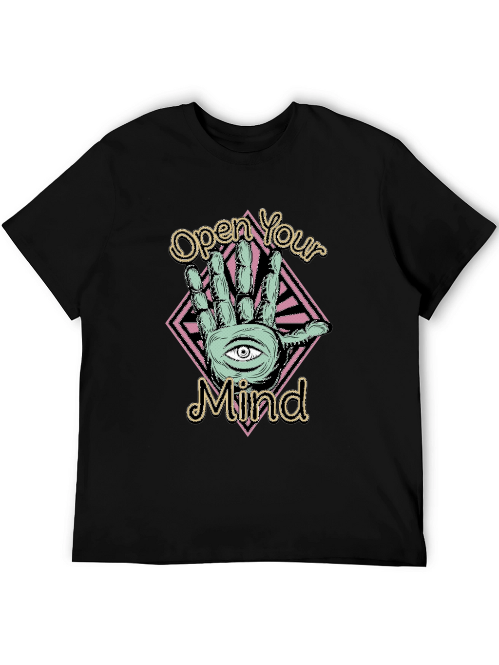 Open Your Mind T-Shirt - Graphic Design Tee