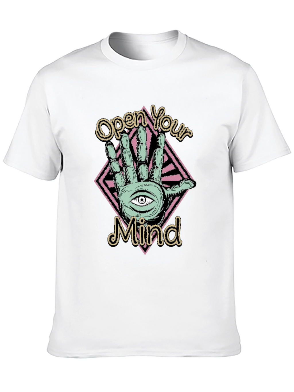 Open Your Mind T-Shirt - Graphic Design Tee