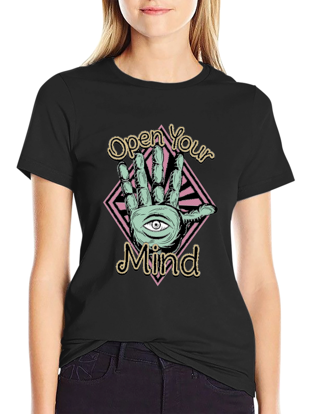 Open Your Mind T-Shirt - Graphic Design Tee