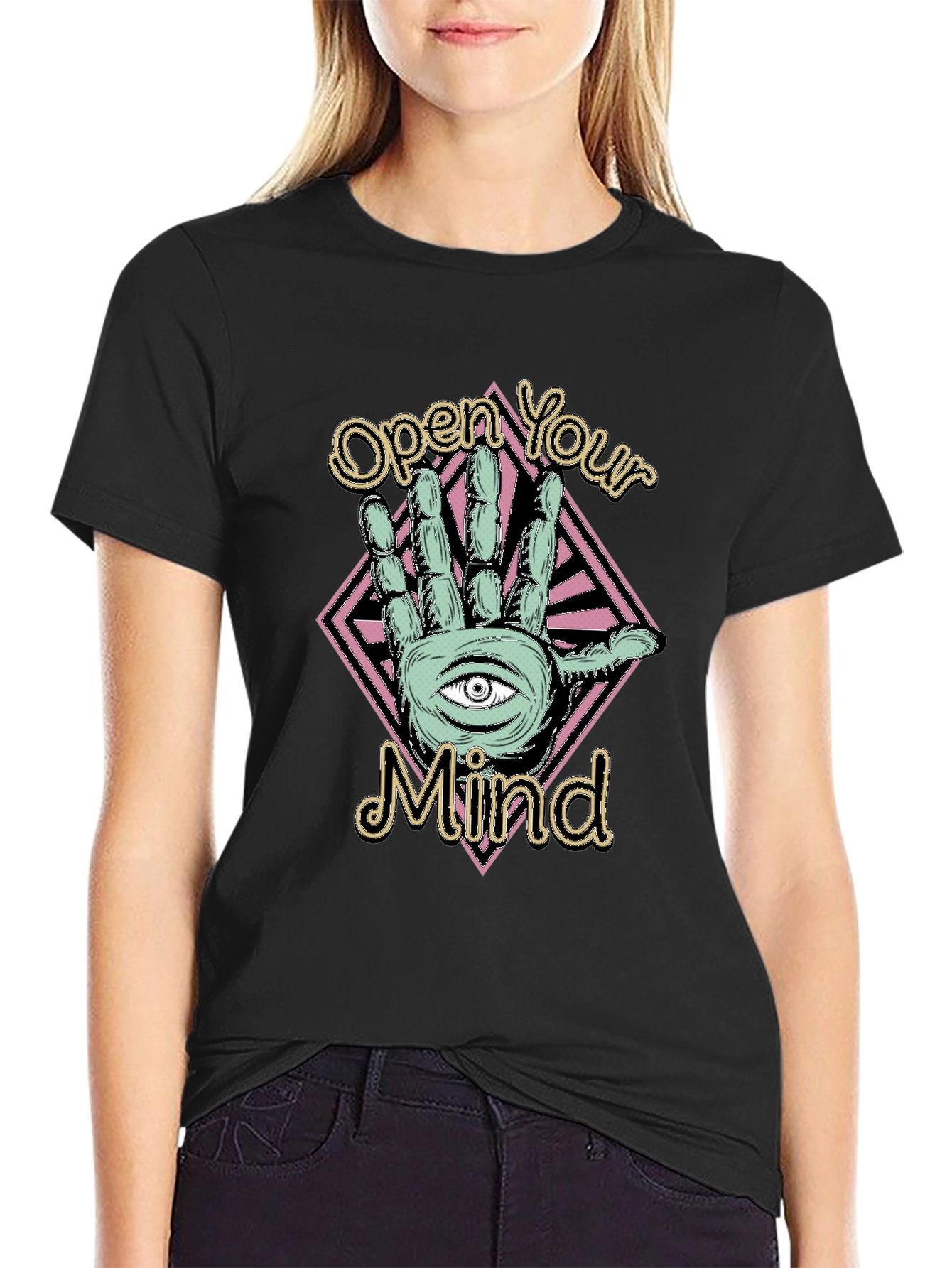 Open Your Mind T-Shirt - Graphic Design Tee