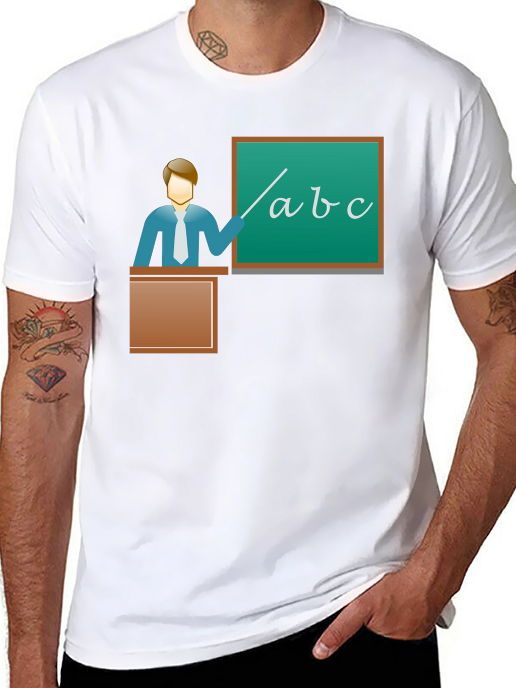 Teacher Graphic Tee - Educational Style