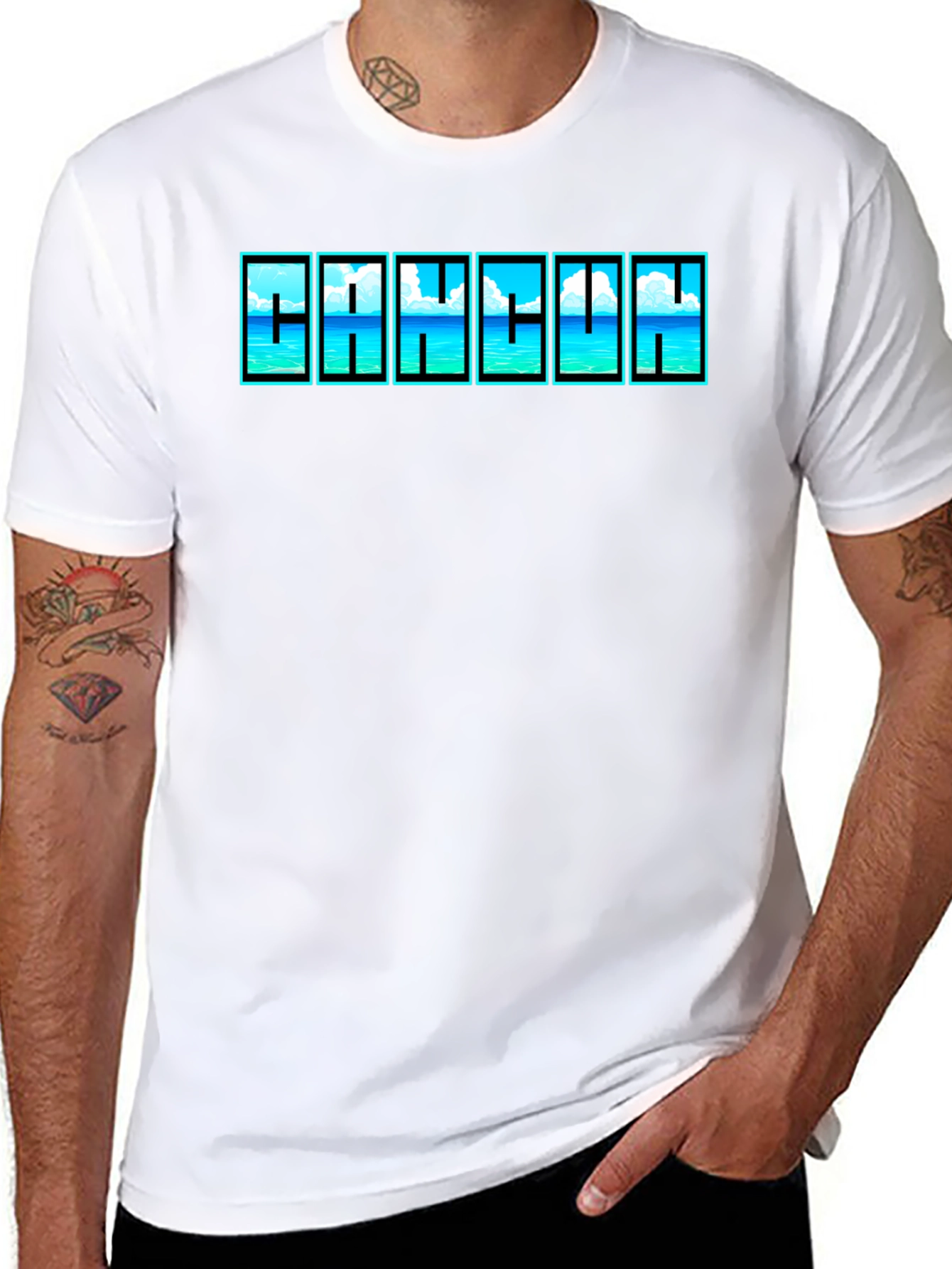 CANCUN Graphic T-Shirt - Vacation Ready