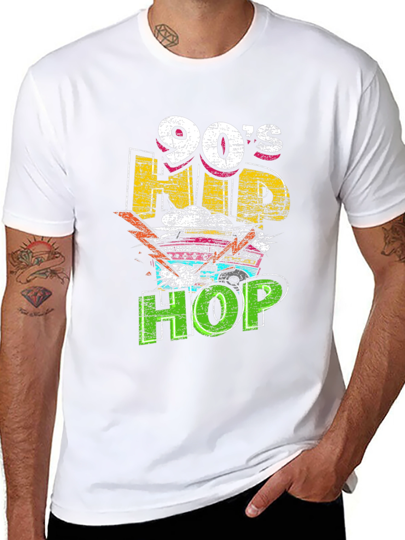 90s Hip Hop Graphic T-Shirt