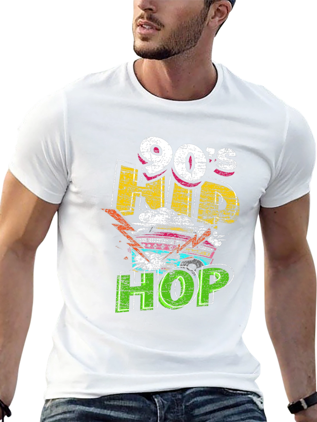 90s Hip Hop Graphic T-Shirt