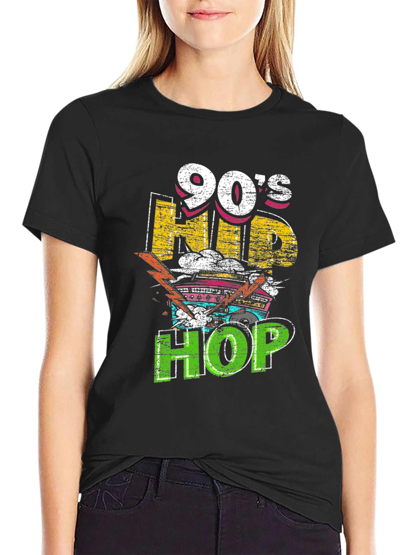 90s Hip Hop Graphic T-Shirt