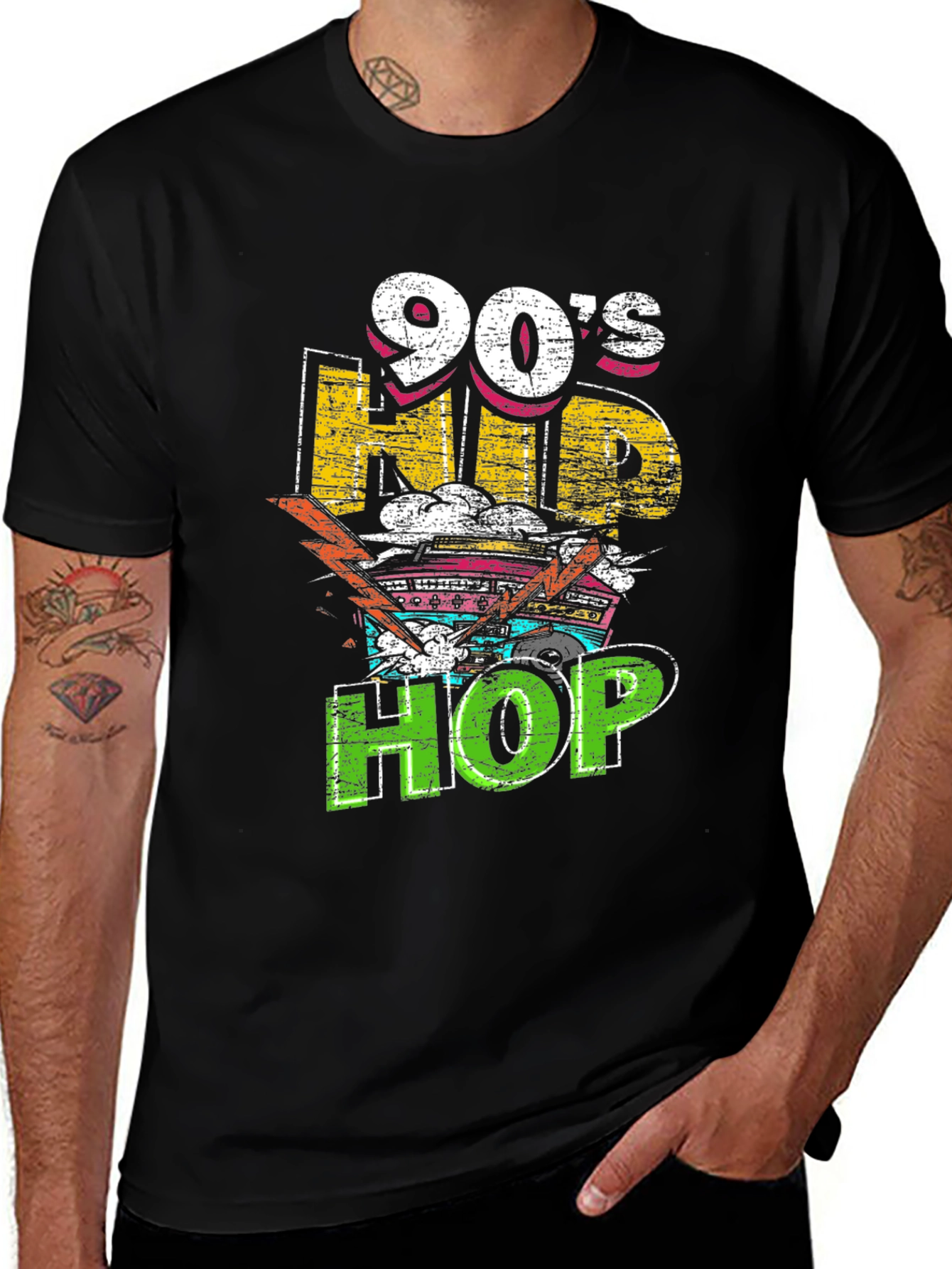 90s Hip Hop Graphic T-Shirt