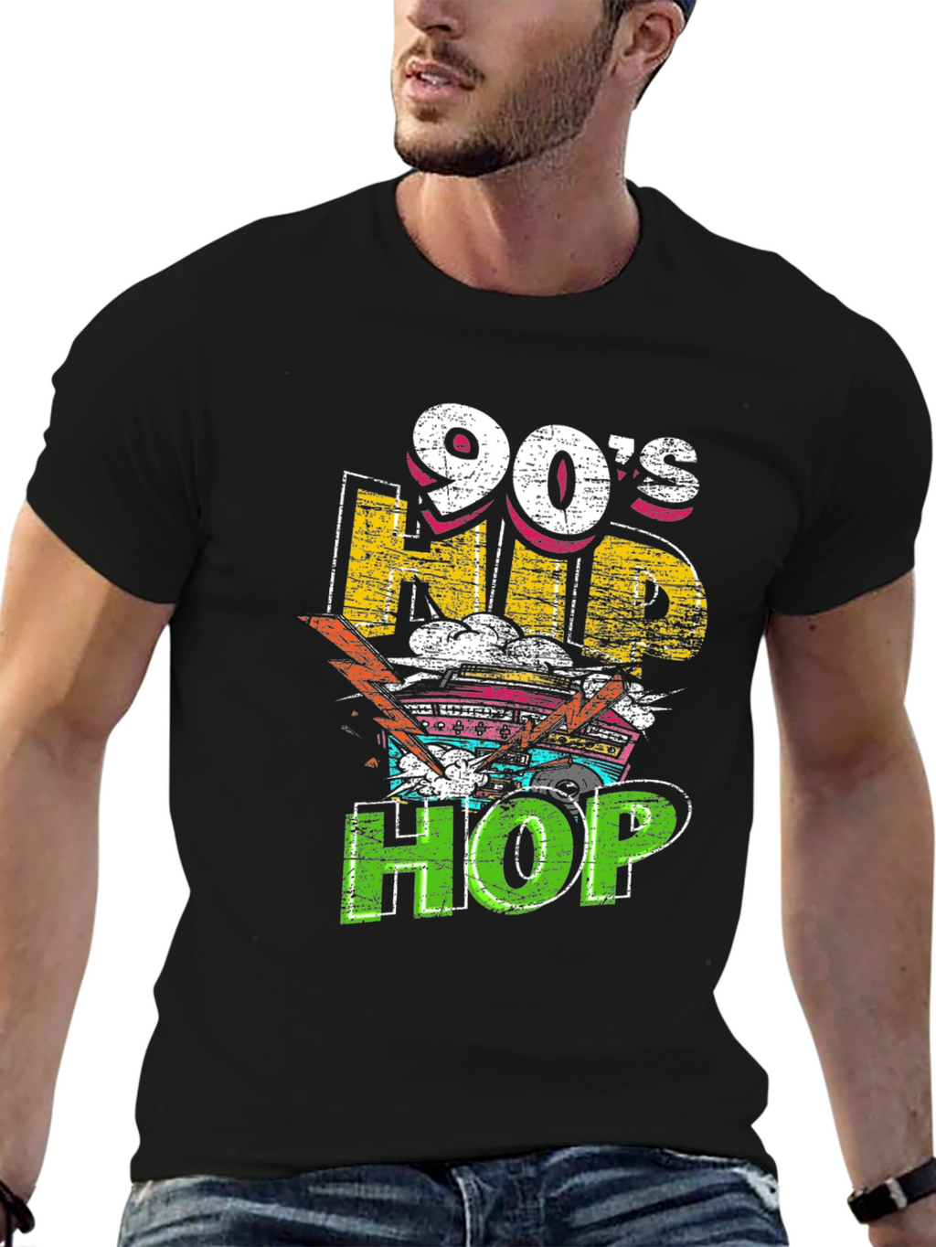 90s Hip Hop Graphic T-Shirt