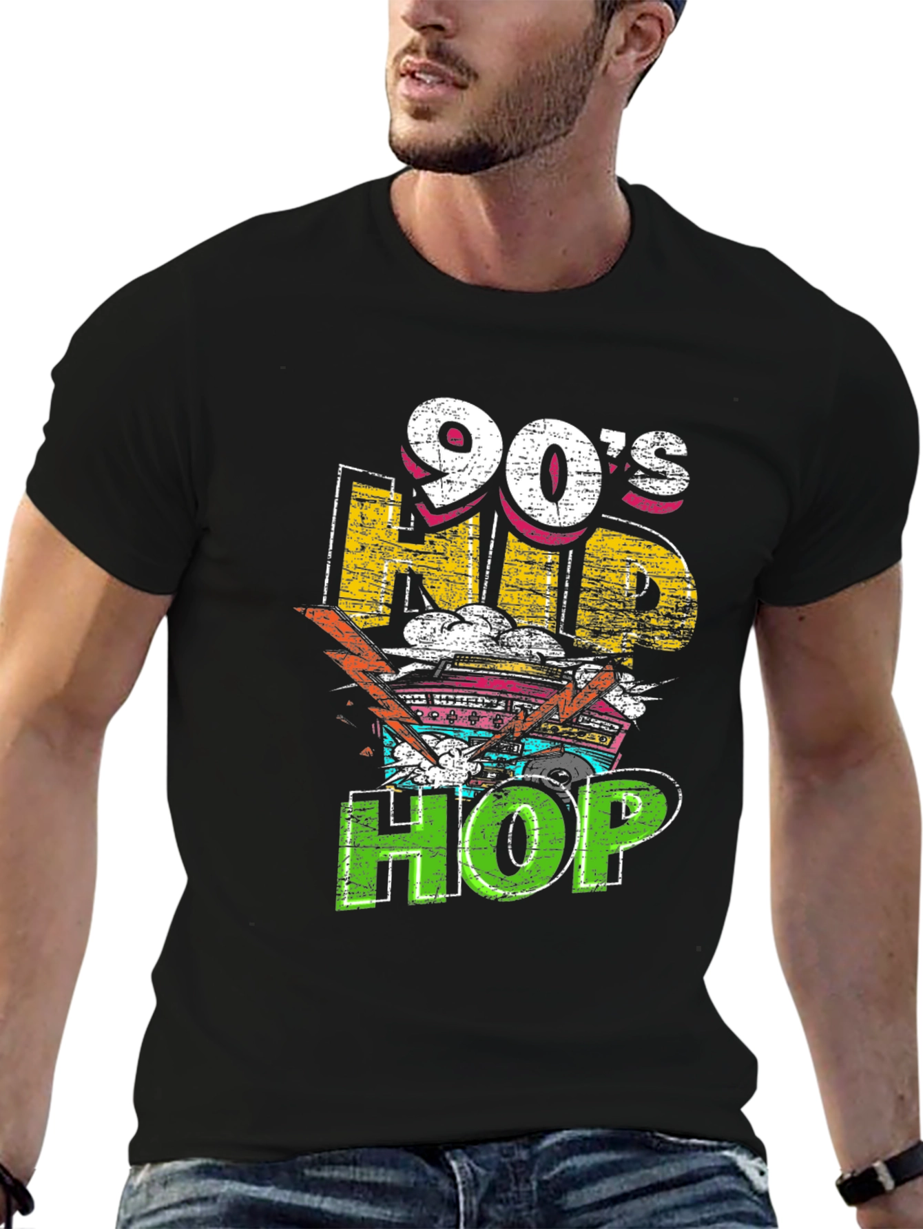 90s Hip Hop Graphic T-Shirt