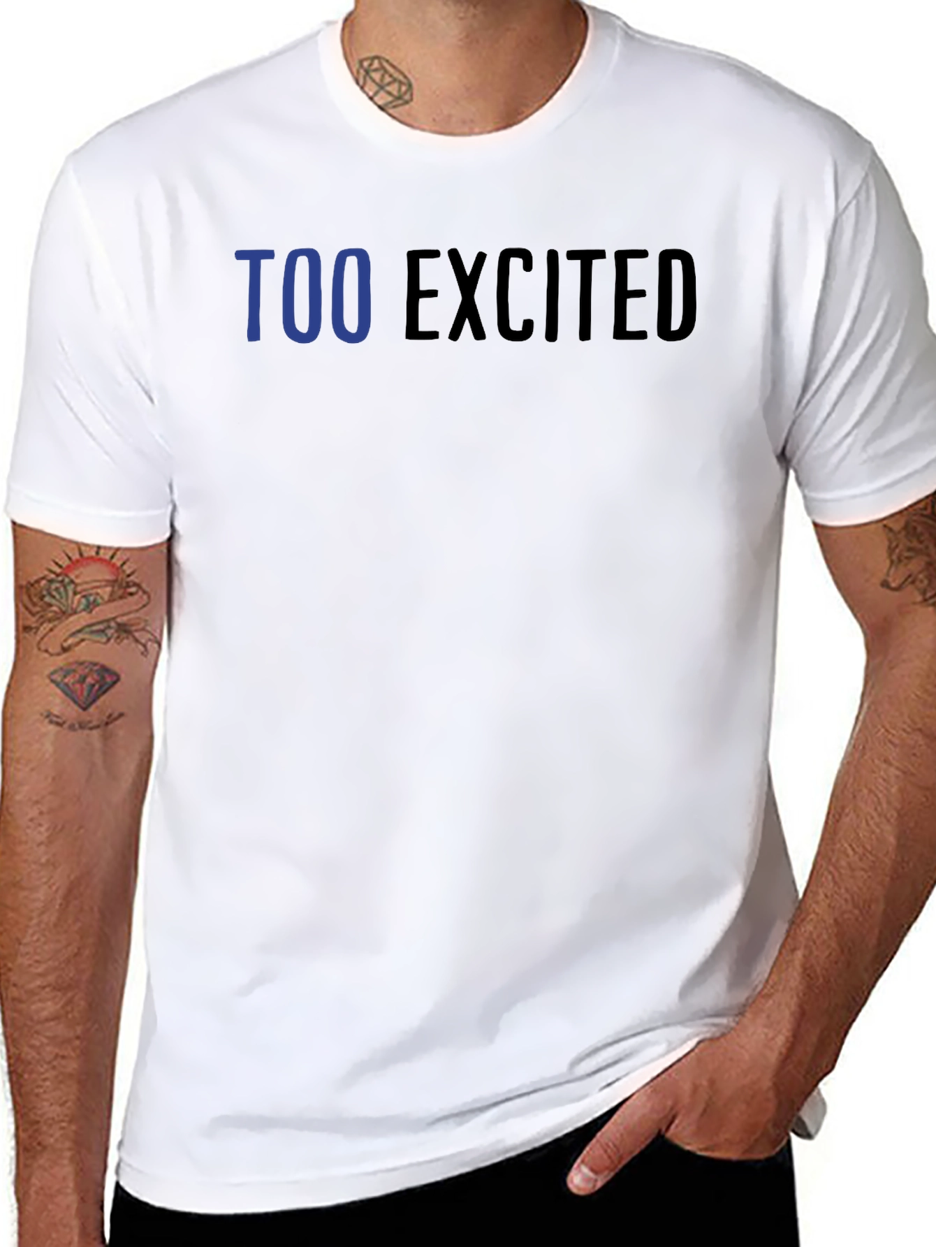 Too Excited Graphic T-Shirt