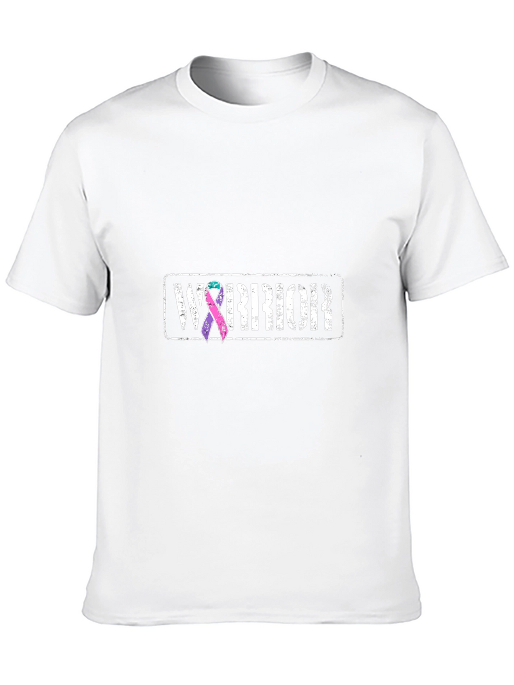 Warrior Ribbon Graphic Tee - Black