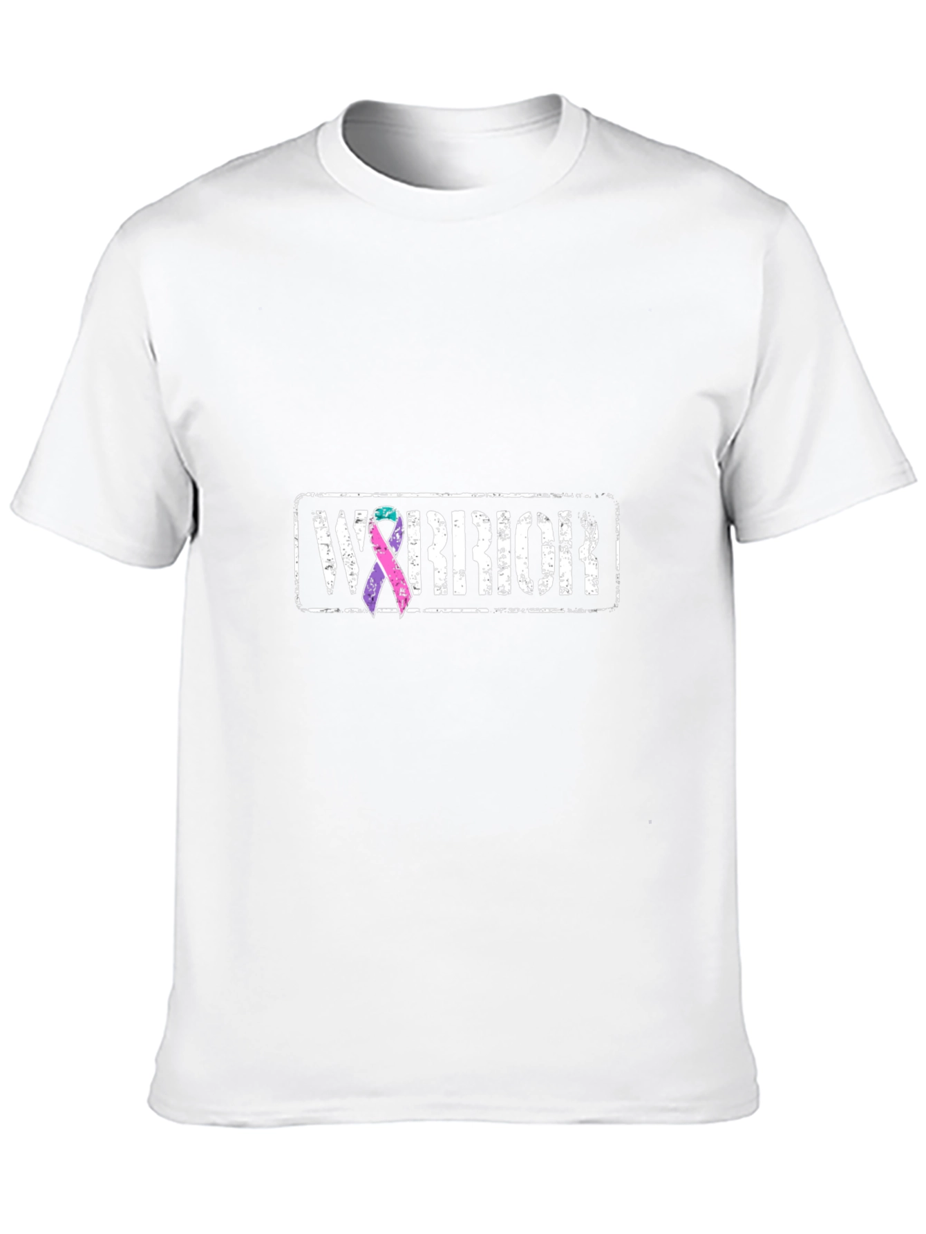 Warrior Ribbon Graphic Tee - Black