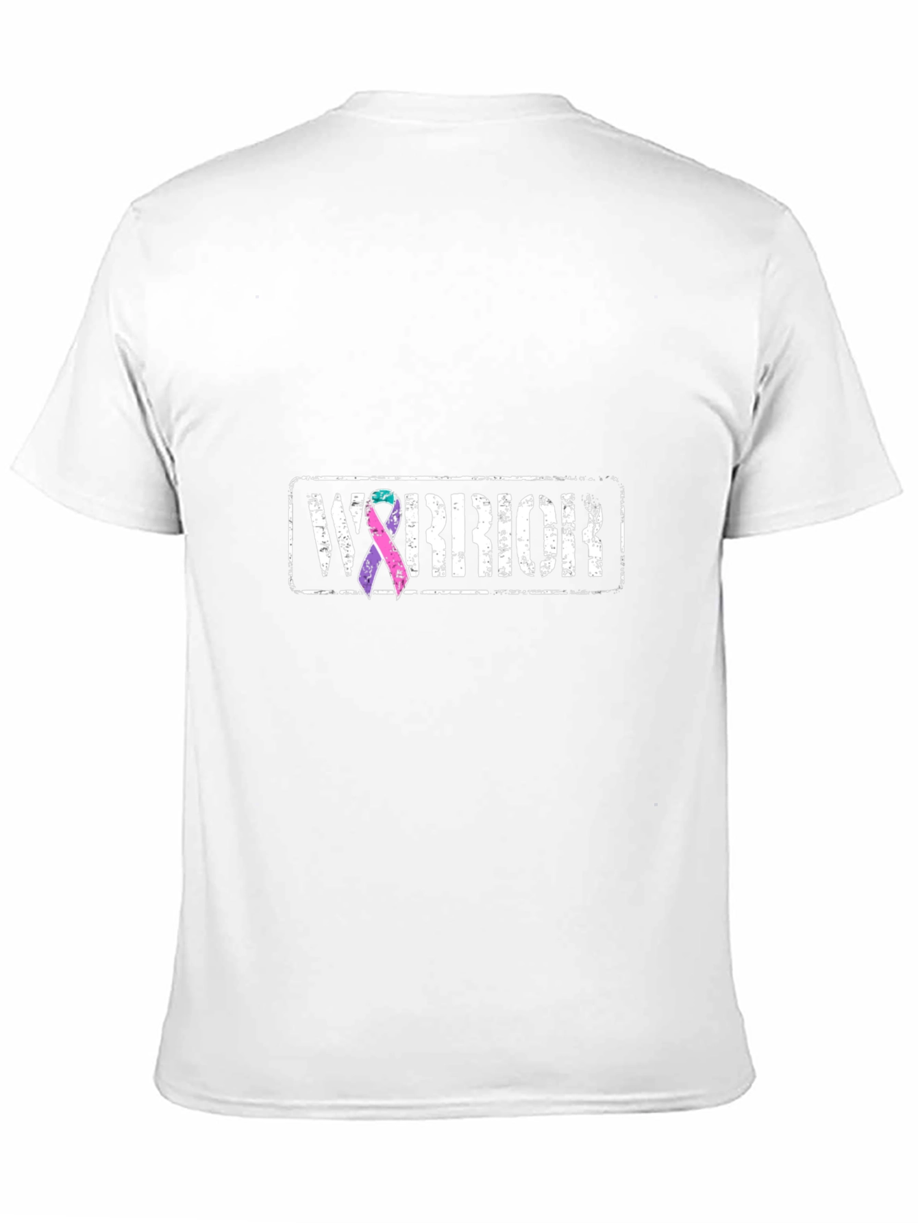 Warrior Ribbon Graphic Tee - Black