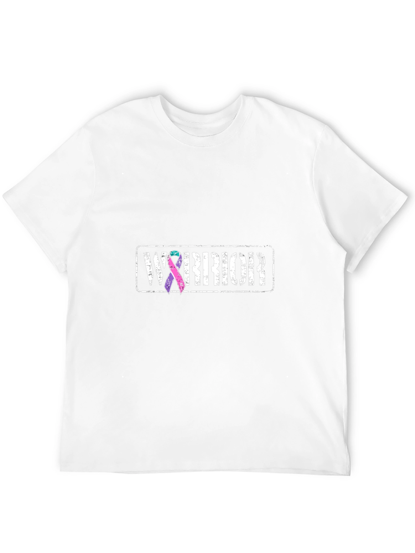 Warrior Ribbon Graphic Tee - Black