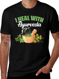 Ayurveda Healing T-Shirt - Natural Remedy Design