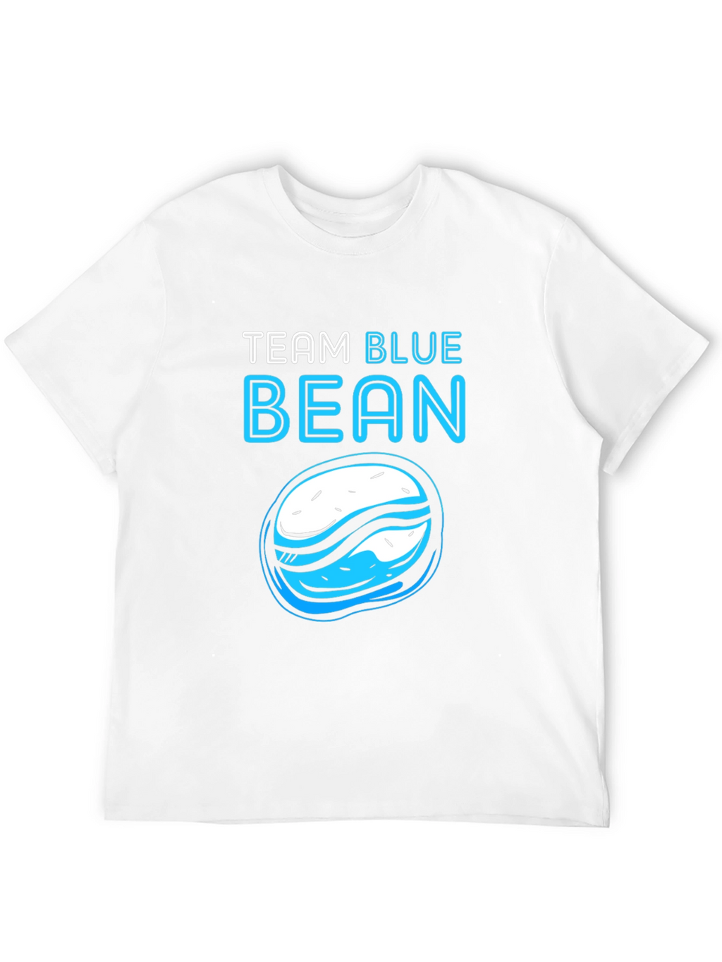 Team Blue Bean Graphic T-Shirt