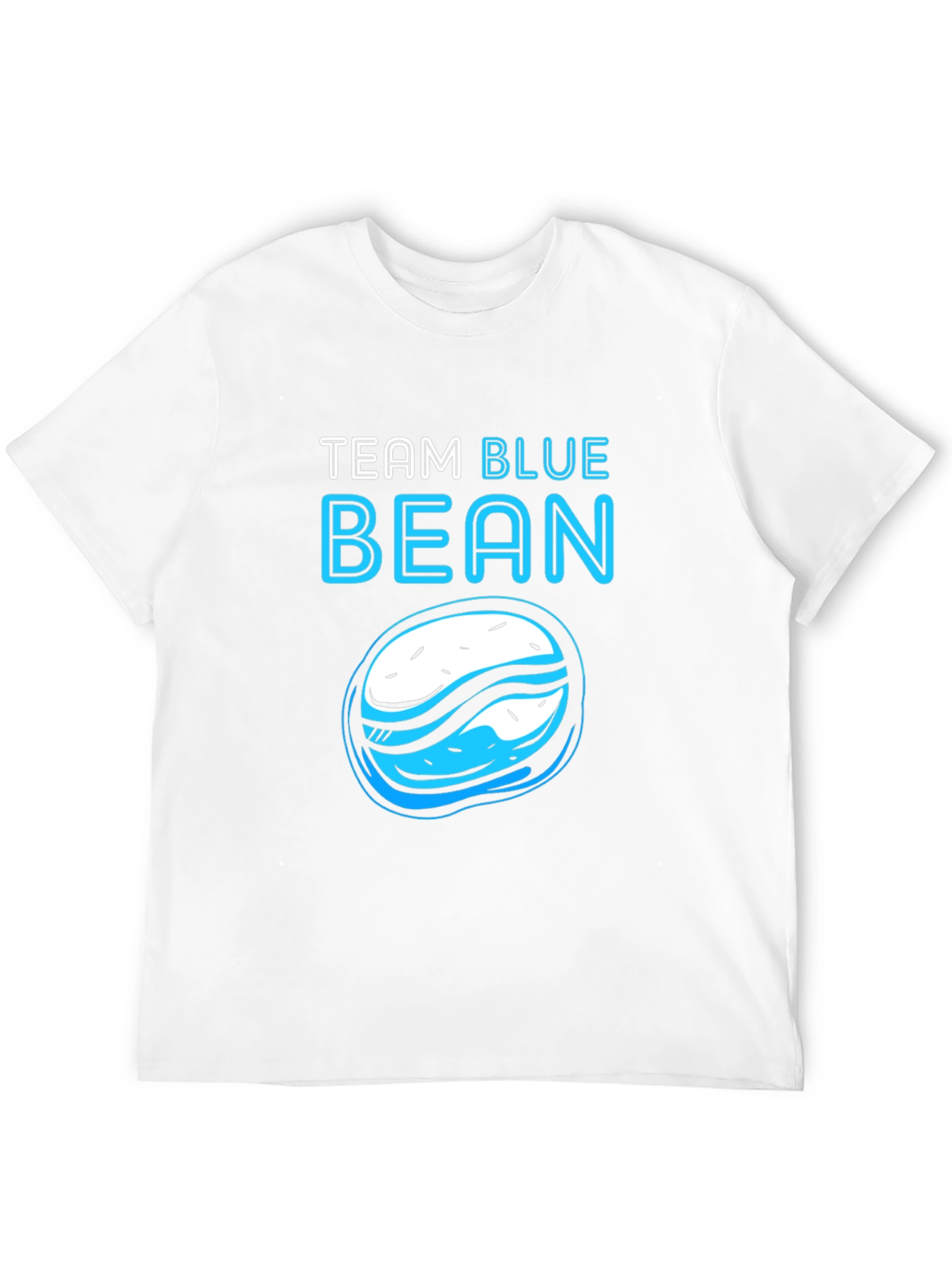 Team Blue Bean Graphic T-Shirt