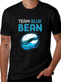 Team Blue Bean Graphic T-Shirt
