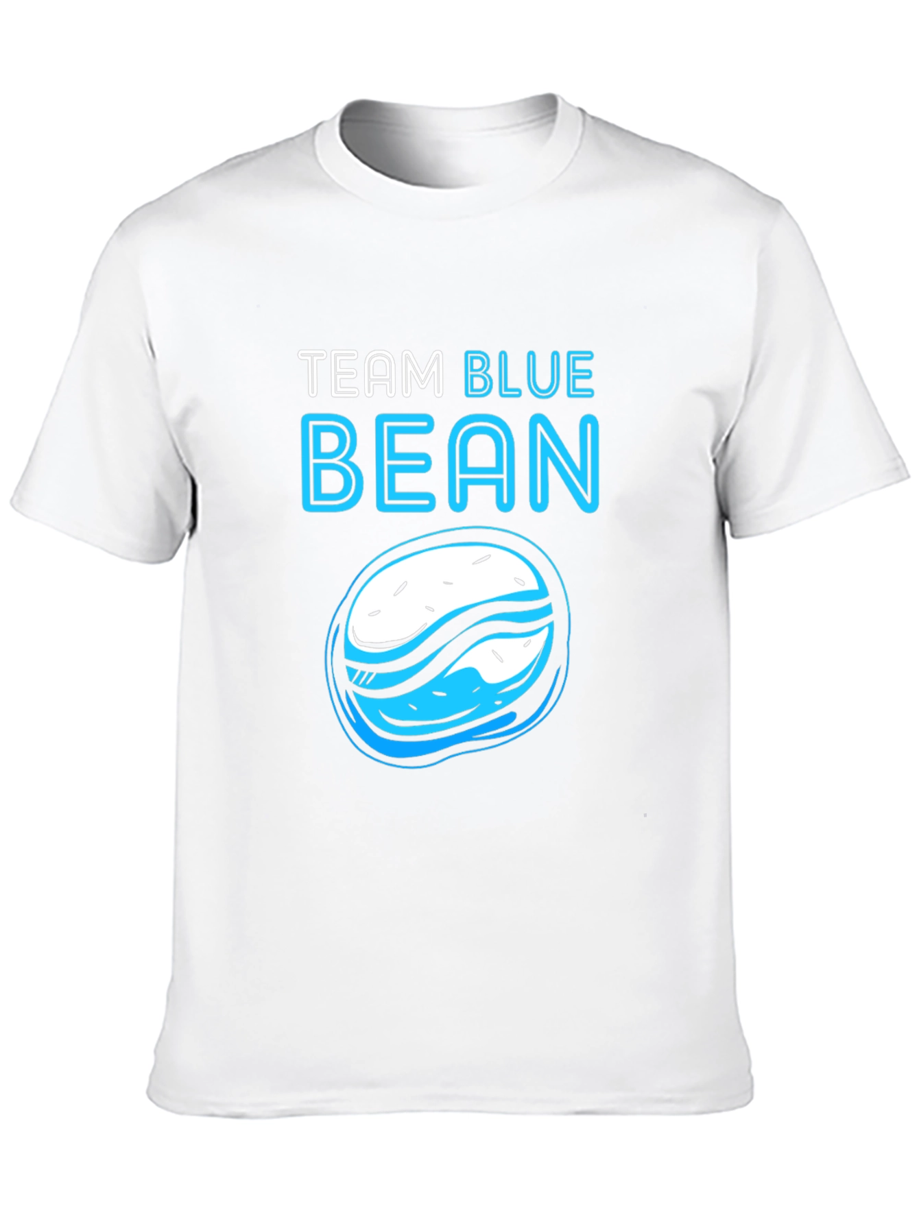 Team Blue Bean Graphic T-Shirt